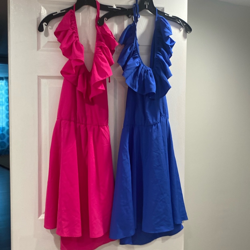 New ruffled halter sundresses